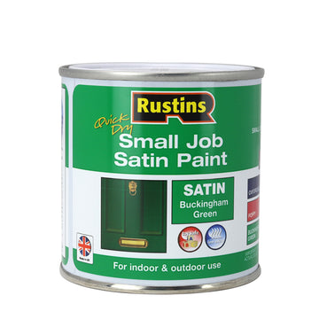 4Pcs Rustins 250ml Buckingham Green Quick Dry Satin Paint