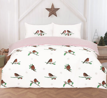 Robin Duvet Cover Set, Single, Red