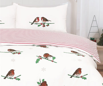 Robin Duvet Cover Set, King, Red
