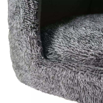 Grey Teddy Bear Design Cat Cave Bedding