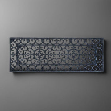 Classic Rubber Wrought Iron Non Slip Doormat