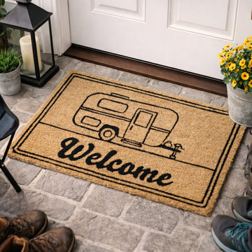 60x40cm Coir Door Mat Welcome