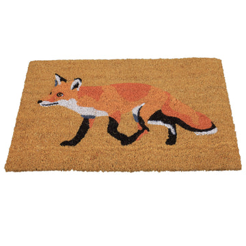 60x40cm Coir Door Mat Fox