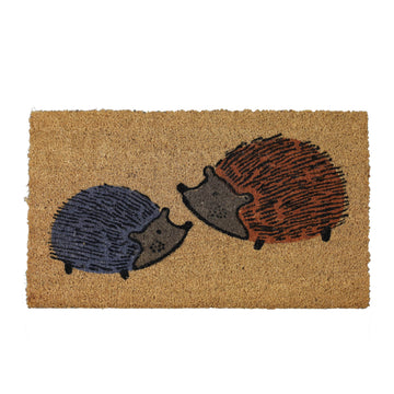 40x60cm Natural Coir Hedgehog Non Slip Doormat