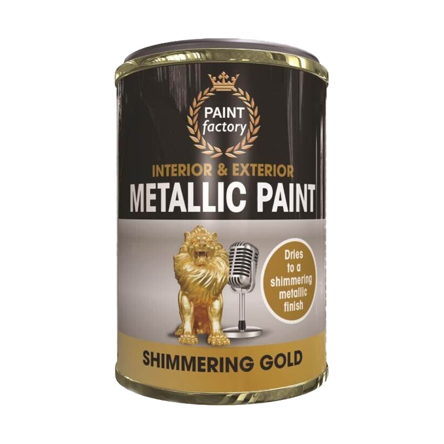 300ml Colour It Metallic Gold Finish Quick Drying Paint