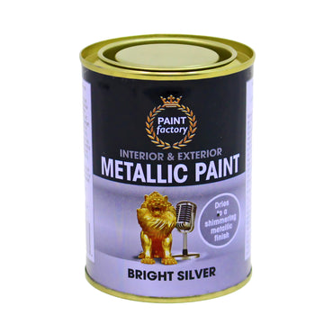 6PCS Colour It 300ml Metallic Silver Paint