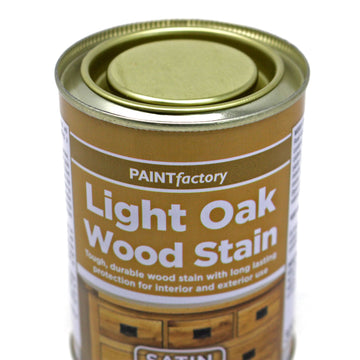 Paint Factory Light Oak Wood Stain Satin Finish 300ml