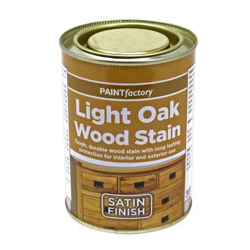 Paint Factory Light Oak Wood Stain Satin Finish 300ml