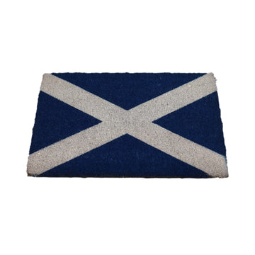 60x40cm St. Andrew's Cross Non-Slip Coir Door Mat