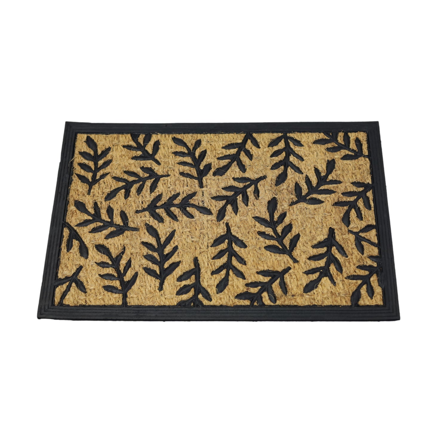 60x40cm Panama Leaves Non-Slip Coir Door Mat