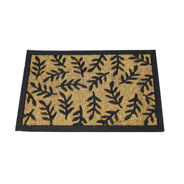 60x40cm Panama Leaves Non-Slip Coir Door Mat