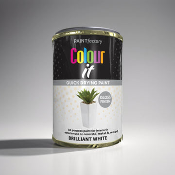 300ml Colour It White Gloss Finish Quick Drying Paint