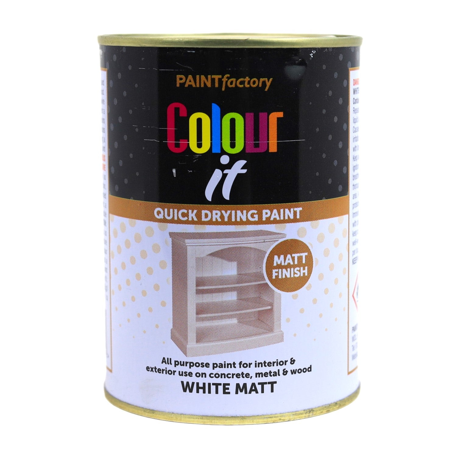 Paint Factory 300ml Matt White Paint