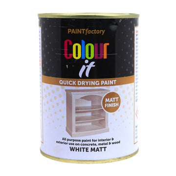 2Pcs Paint Factory 300ml Matt White Paint