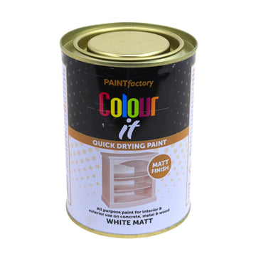 Paint Factory 300ml Matt White Paint