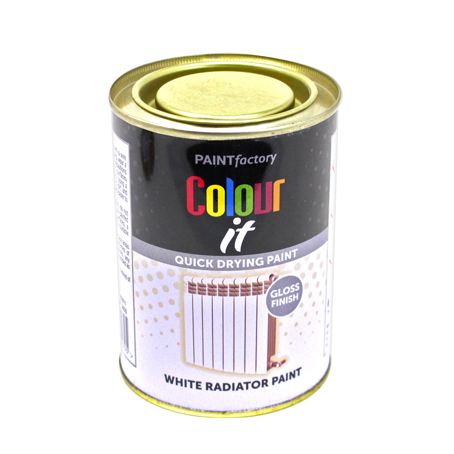 Paint Factory Colour It 300ml White Radiator Gloss Paint