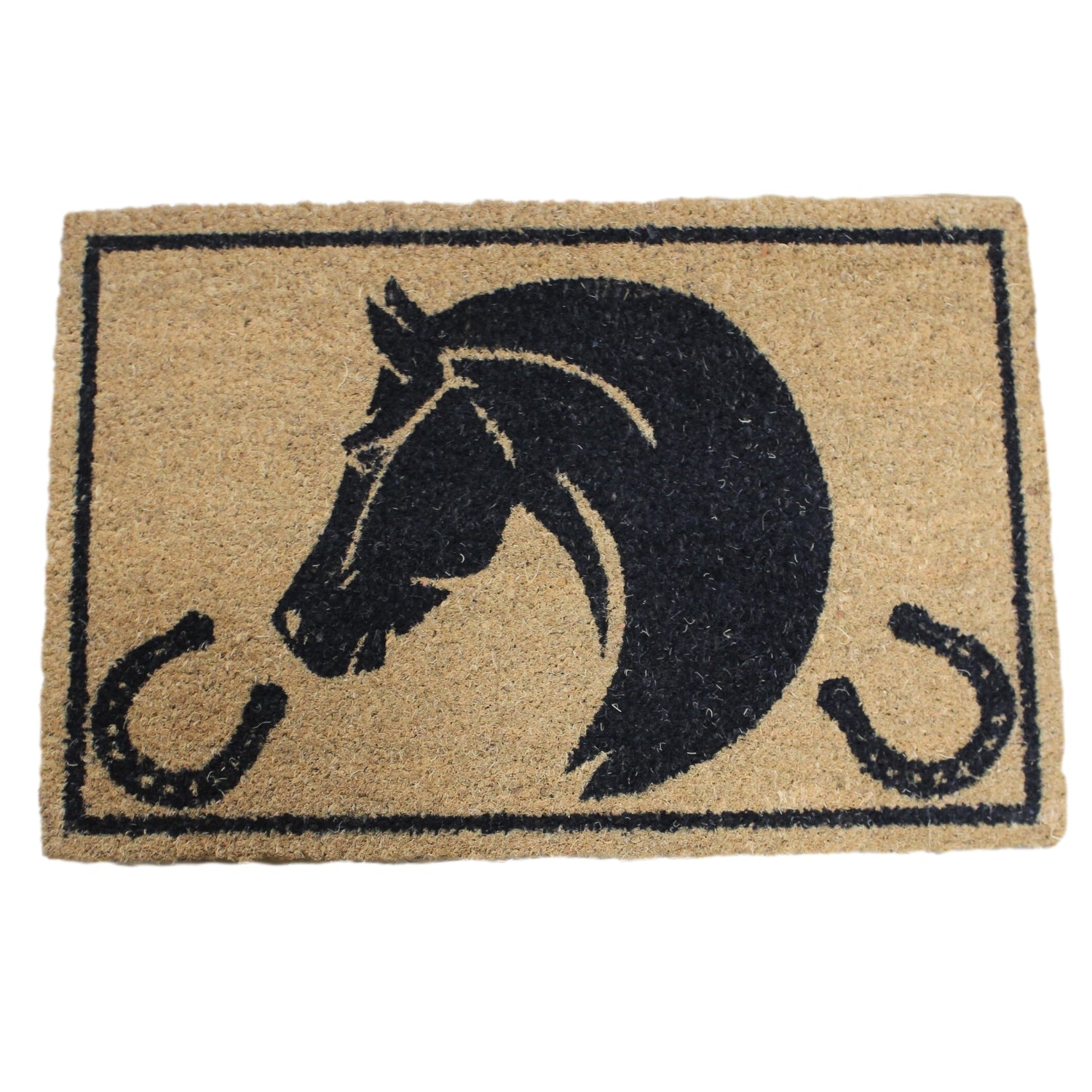 60x40cm Coir Door Mat Horse Head