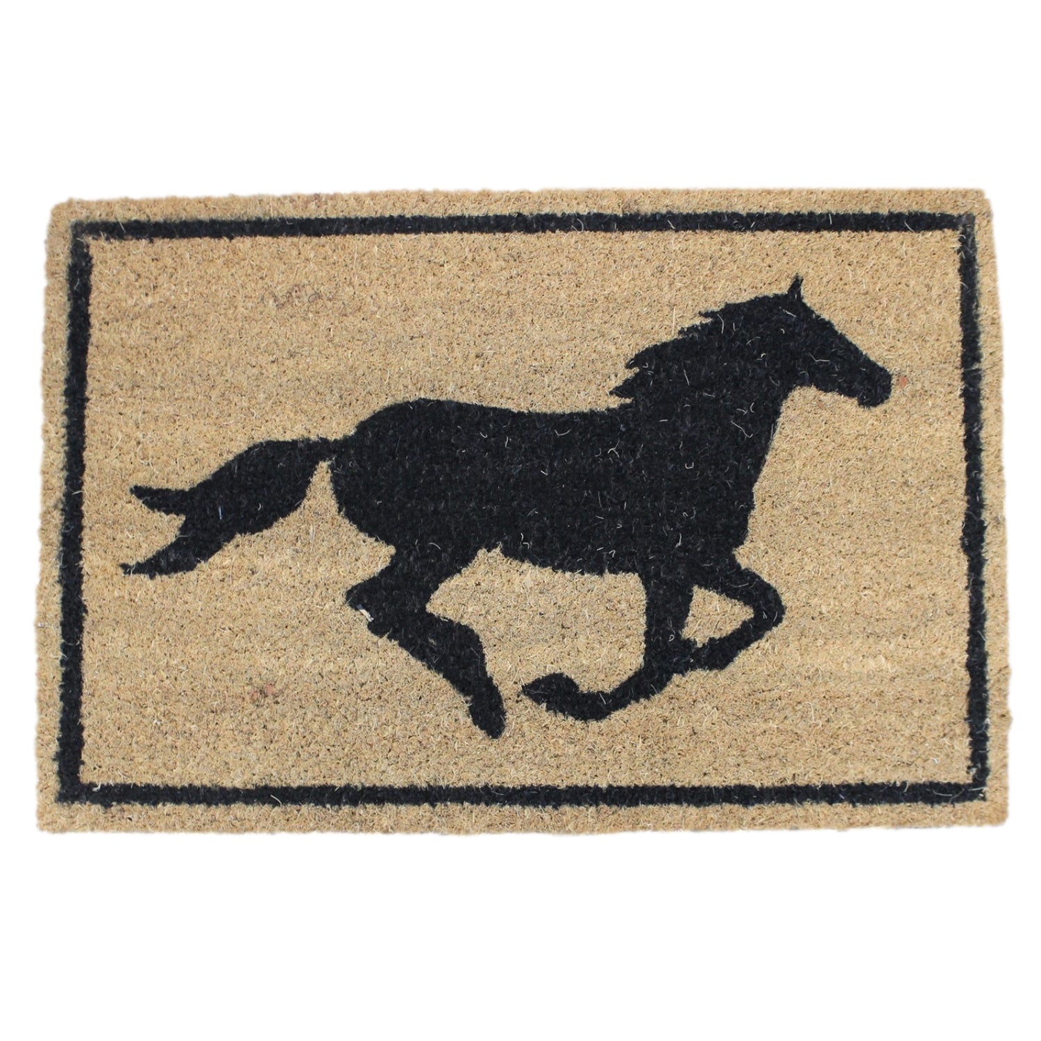 60x40cm Coir Door Mat Running Horse