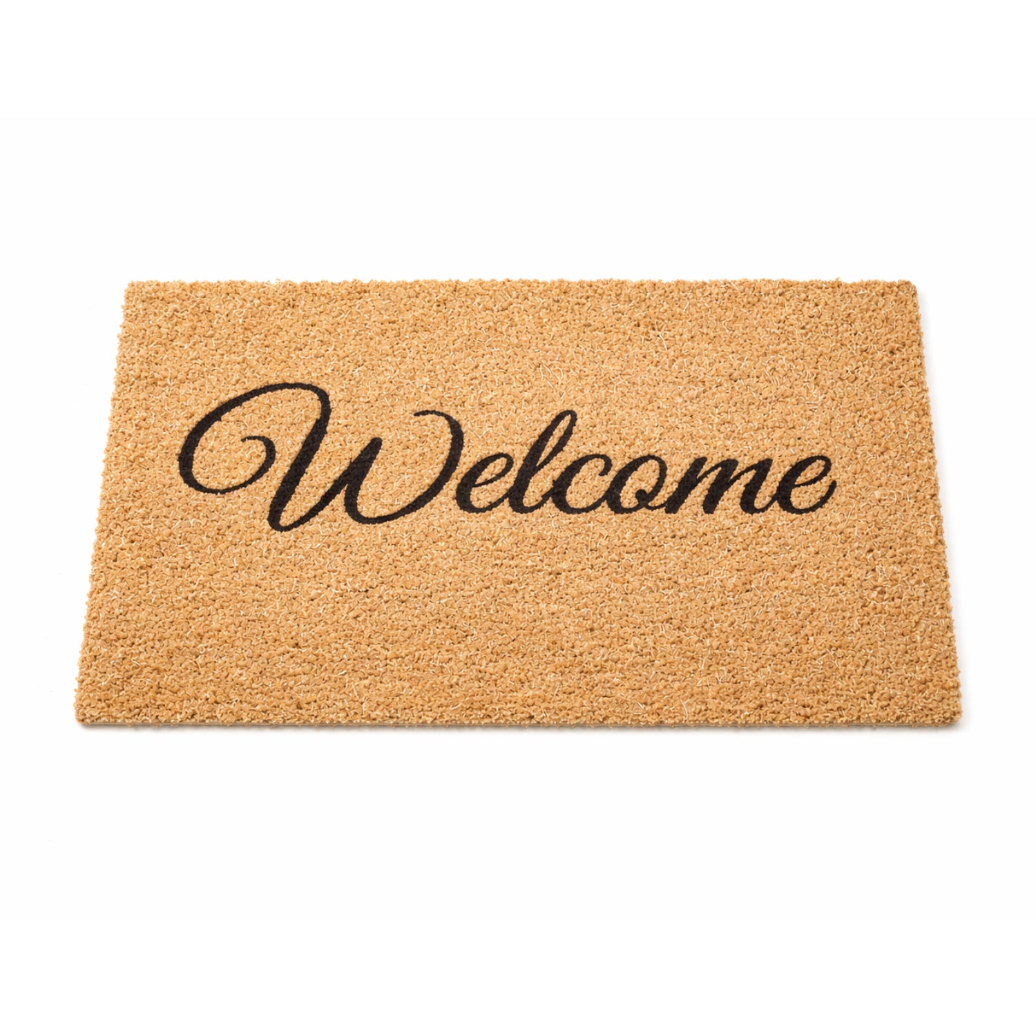 60x40cm Coir Door Mat Welcome Text Design