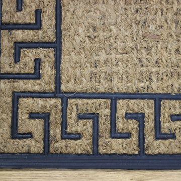 60x40cm Coir Door Mat Panama Rubber