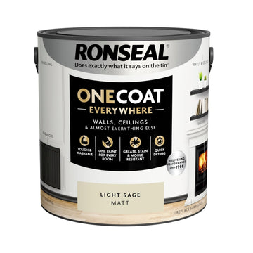 Ronseal One Coat 2.5L Light Sage Matt Quick Dry Paint