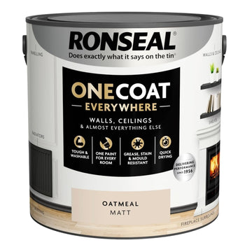 Ronseal One Coat 2.5L Oatmeal Matt Quick Dry Paint