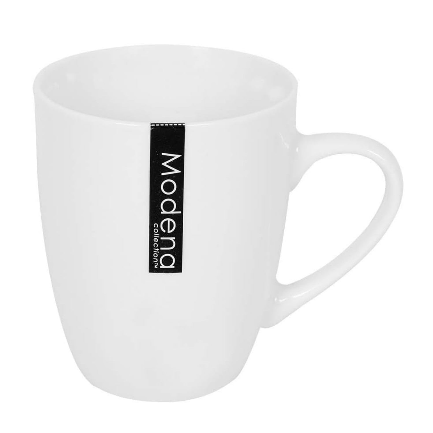 White Porcelain Mug 296ml Coupe Design Coffee Tea Cup