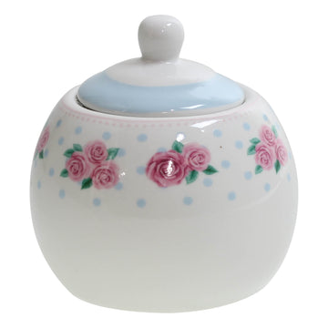 Sugar Pot With Lid In Afternoon Tea Design