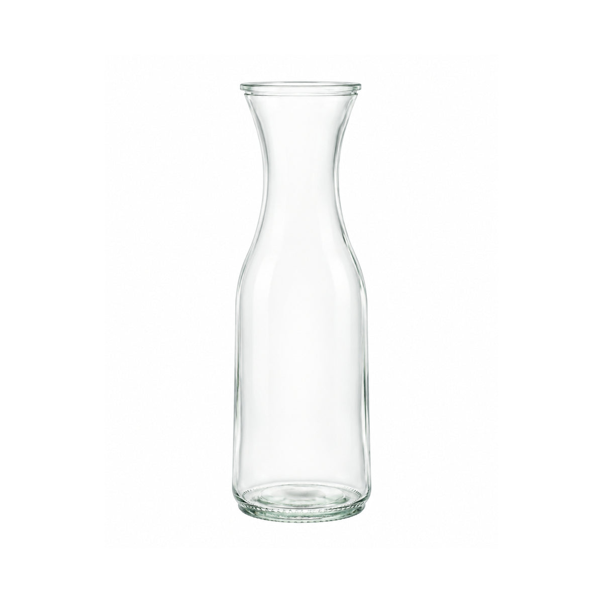 1.1L Clear Soda Lime Glass w/ Navy Woven Detail Glass Carafe
