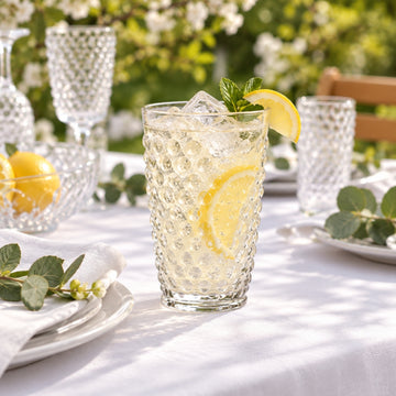 350ml Clear Bubble Highball Tumbler Glass