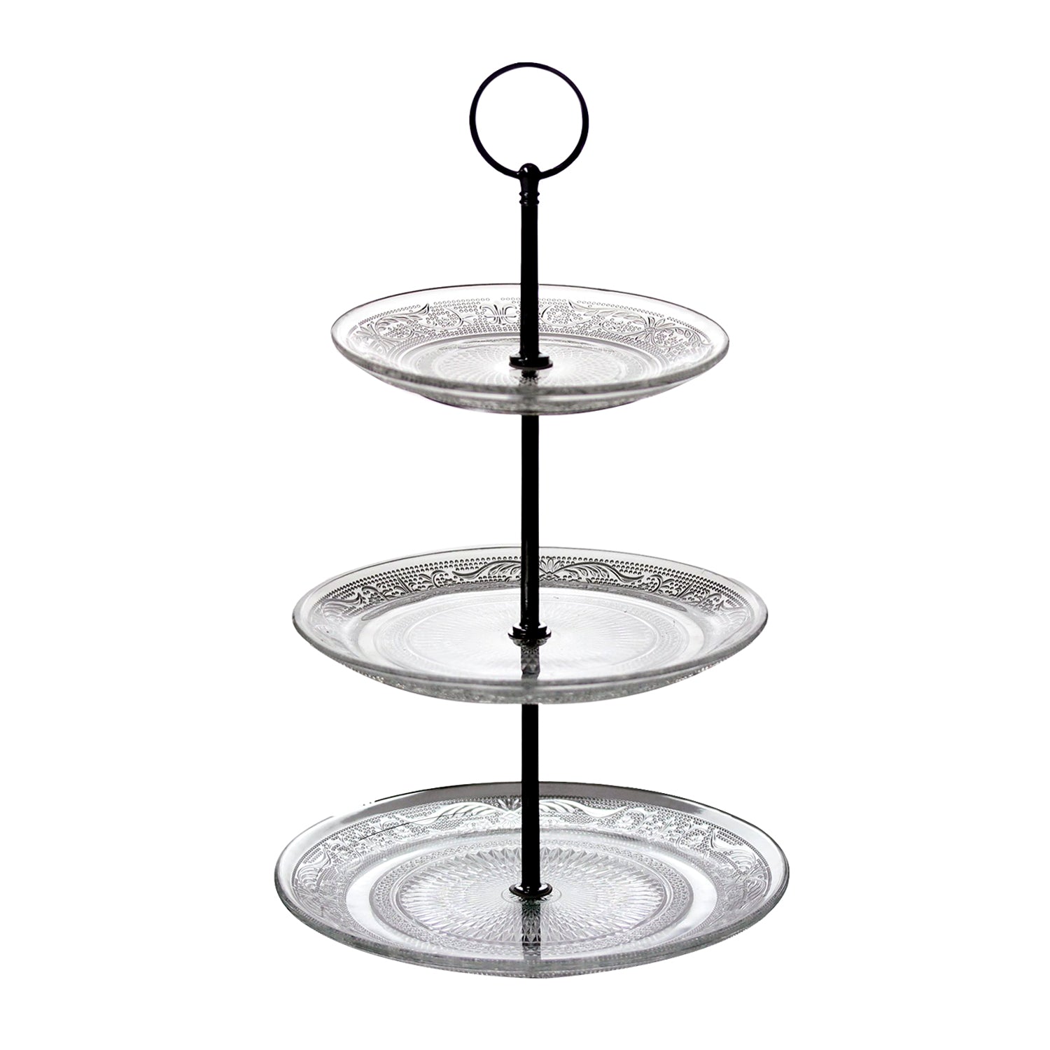 3 Tier Cake Stand - Glass