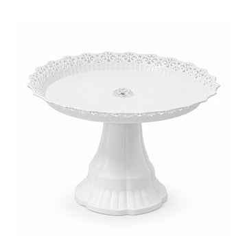 White Plastic Traditional Desserts Cake Stand