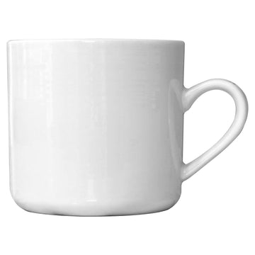 2pcs 16oz Large Minimalist White Porcelain Mug