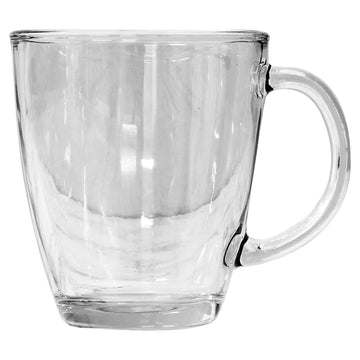 2pcs 12oz Clear Glass Mug
