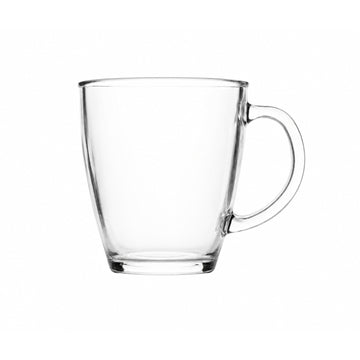 12oz Clear Glass Mug