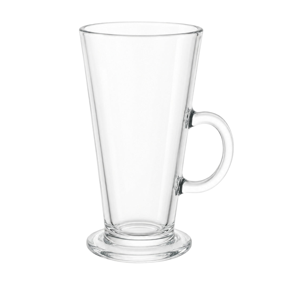 250ml Tall Clear Mug  With Handle