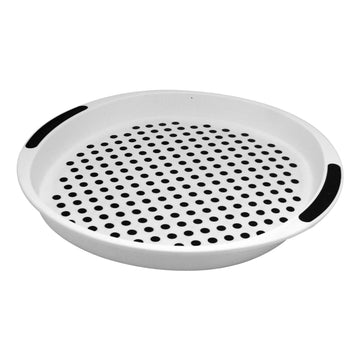 Grey Anti-Slip Round Serving Tray