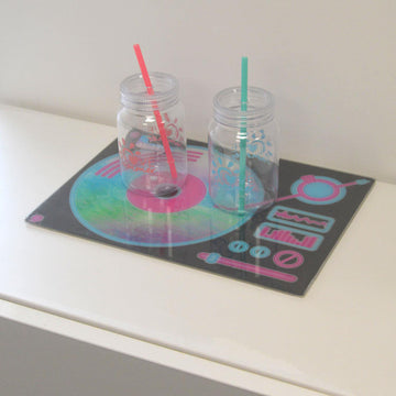 Glass Worktop Saver DJ Turntable Design