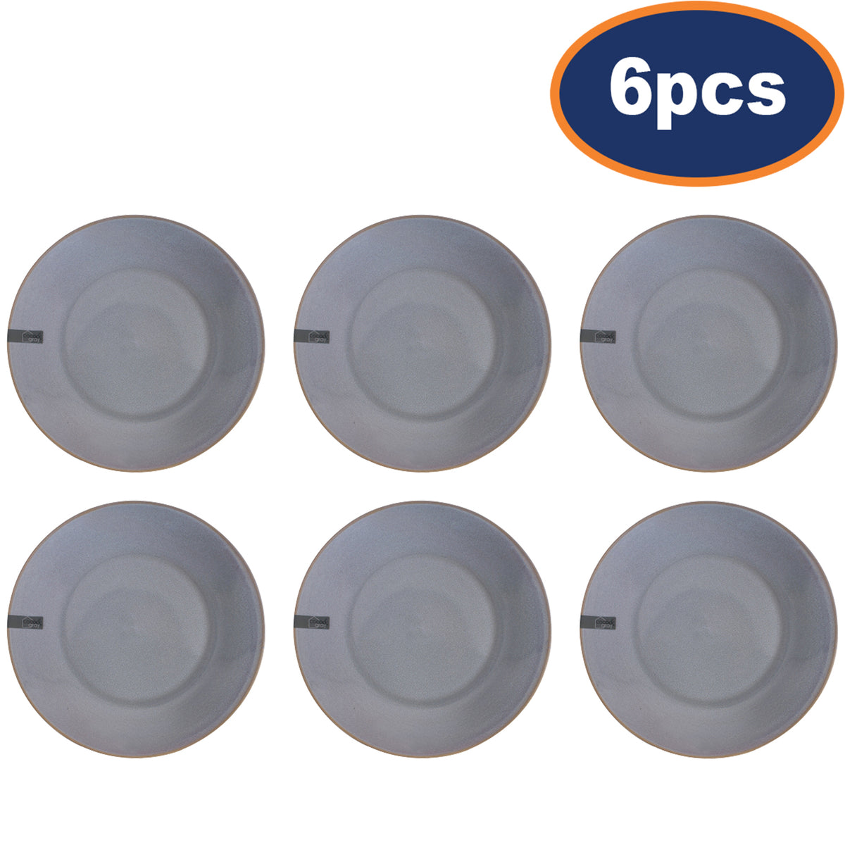6Pcs Stoneware Round Side Plate