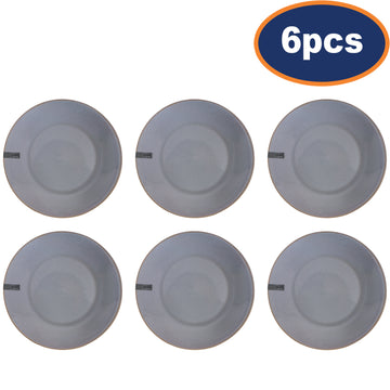 6Pcs Stoneware Round Side Plate