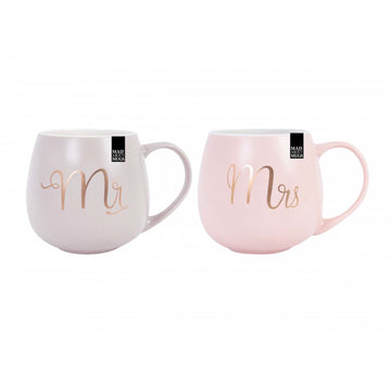 360ml Pink New Bone China Mrs Novelty Coffee Mug