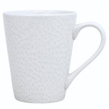 Porcelain Coffee Mug with White Rim