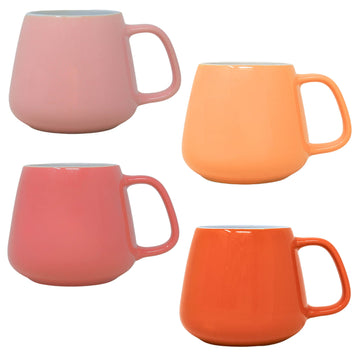 400ml Set Of 4 Coffee Mug Porcelain