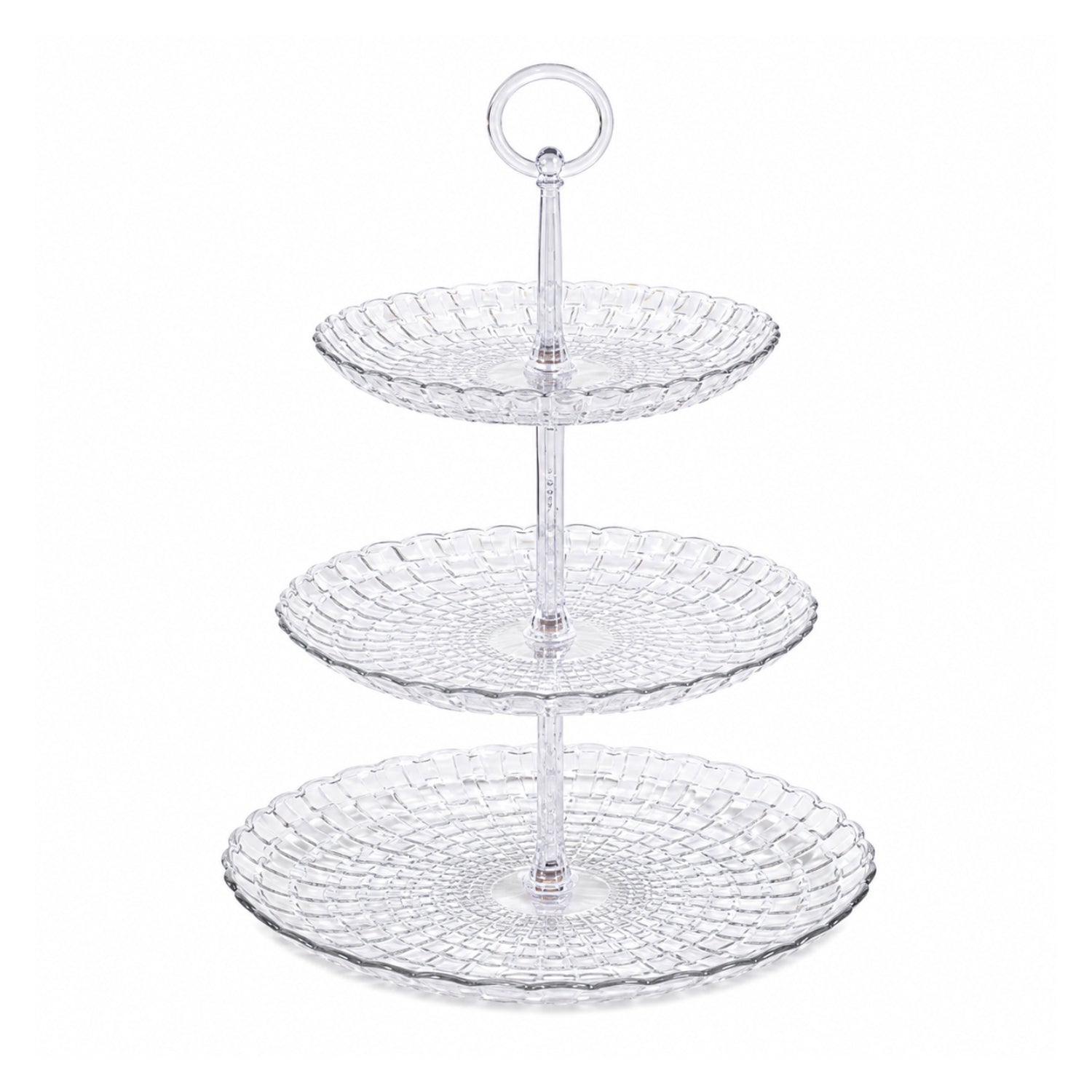 3 Tier Plastic Cake Cupcake Stand