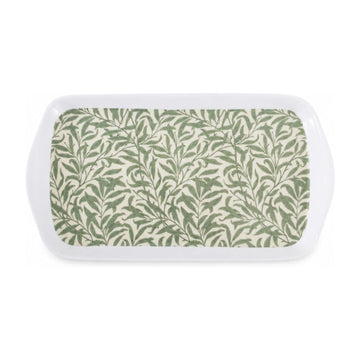 Wild Leaves Melamine Serving Tray w/ Handles 26cm Tea Tray