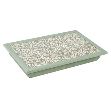 Wild Leaves Cushioned Lap Tray 43x33cm MDF Bed Laptop Dinner Tray