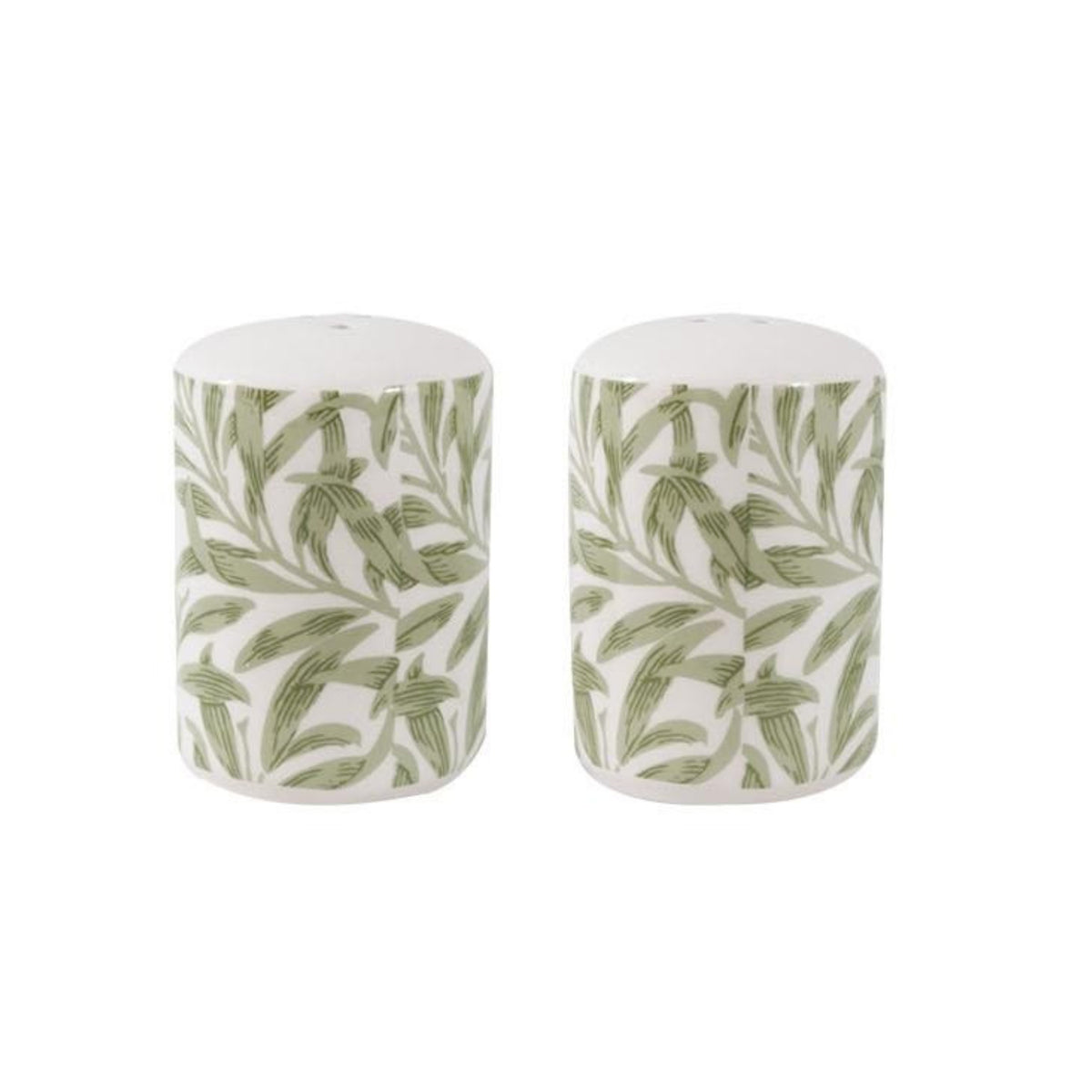Wild Leaves Dolomite Salt & Pepper Shaker Set
