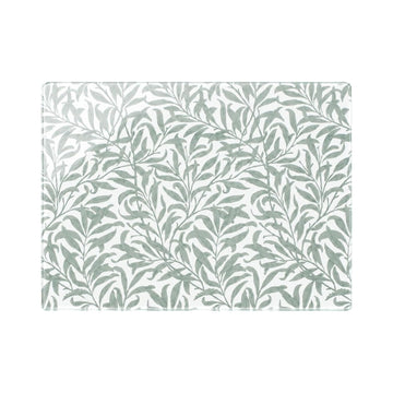 Wild Leaves Tempered Glass 37x27cm Worktop Saver