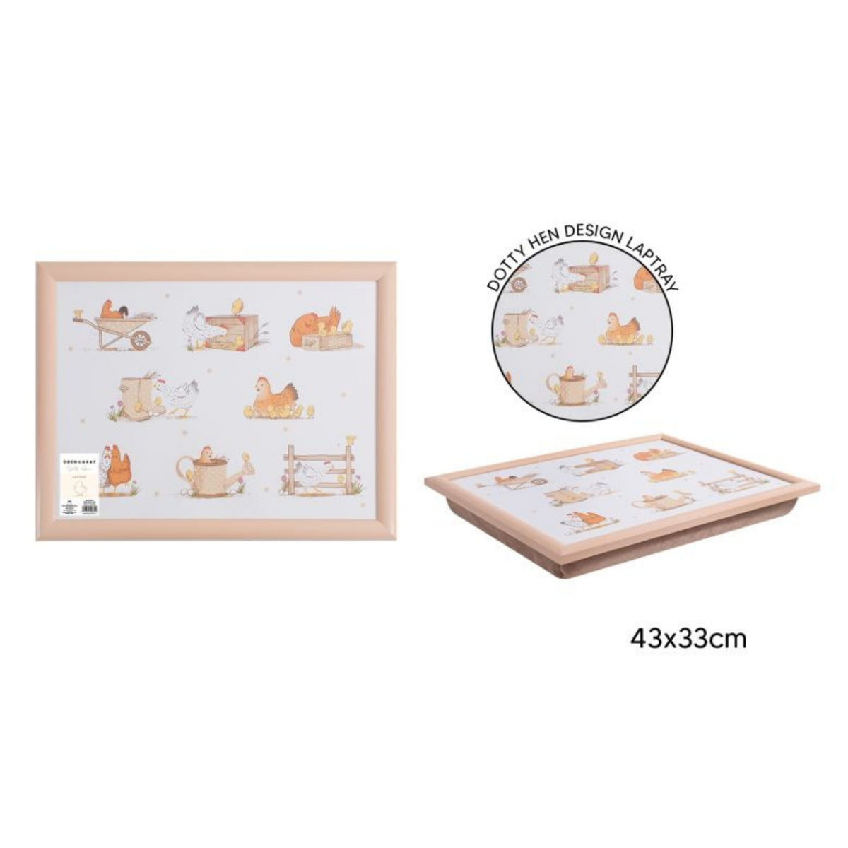 Highland Cow Cushioned Lap Tray