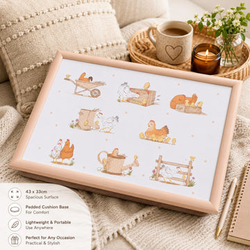 Highland Cow Cushioned Lap Tray